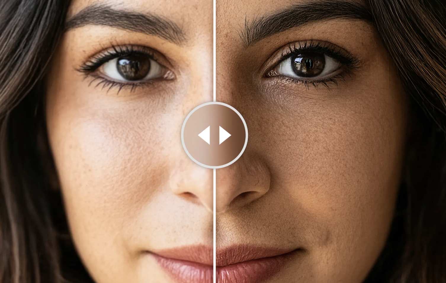 Exemplo de melhoria facial